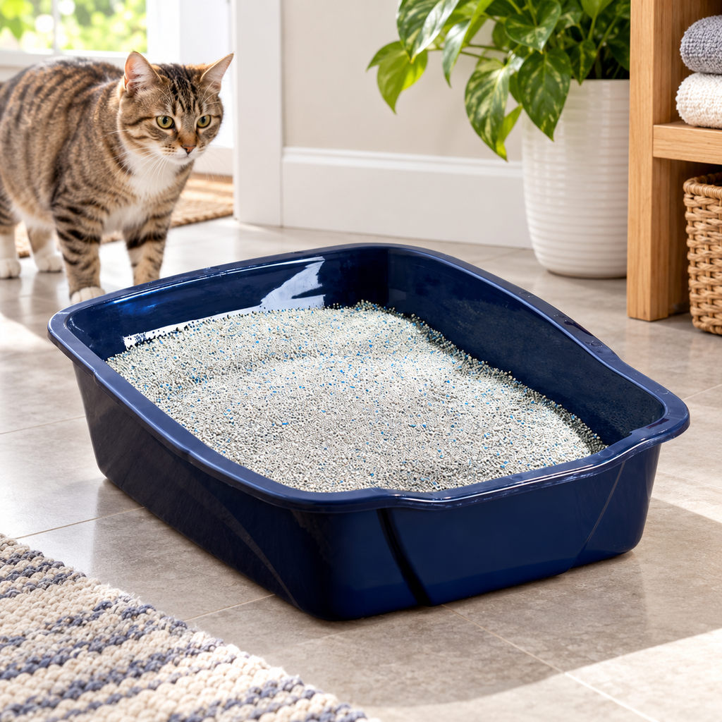 Large Open Cat Litter Box