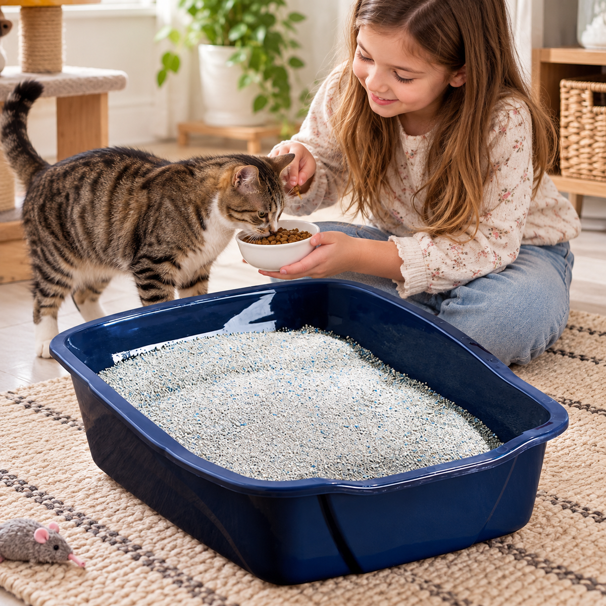 Large Open Cat Litter Box